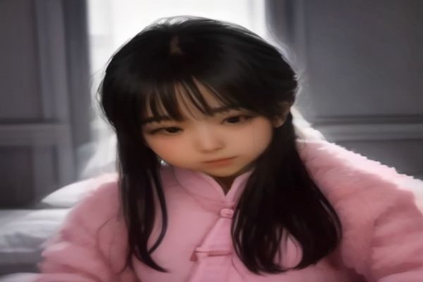 年轻夫妻在婴儿房布置现场，妻子抱着婴儿，丈夫在组装婴儿床，画面温馨幸福，柔和自然光